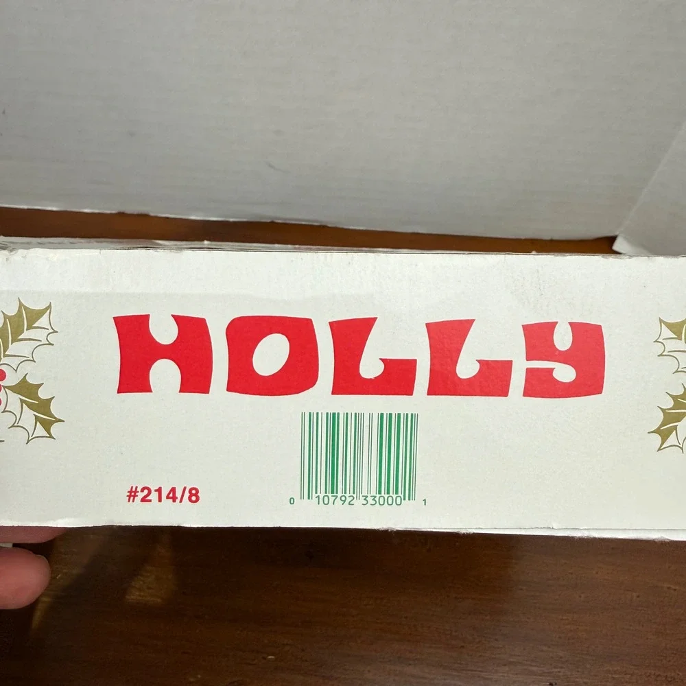 Holly vintage glass
